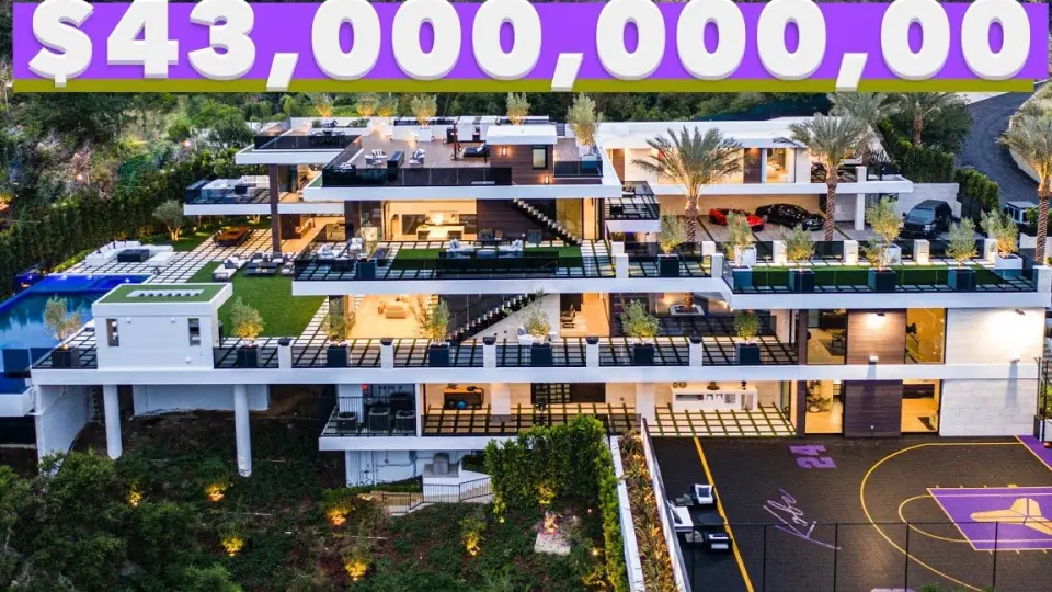 洛杉矶豪宅-4300万美元的新建时尚豪庭1047 N BUNDY_哔哩哔哩_bilibili