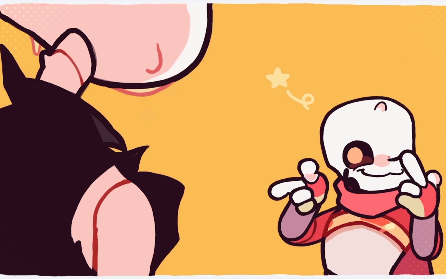 【undertale动画】ink和cross的looking better!