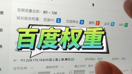 百度又降我的权重了=百度网站降权查询工具