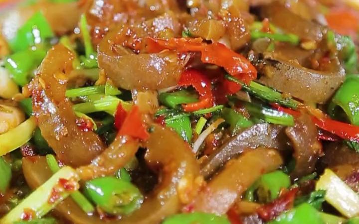 【云南美食】云南风味菜—擂椒舂牛皮