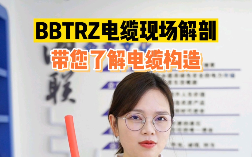 BBTRZ电缆现场解剖,带您了解电缆构造#安全用电你我湘联#电工#国标电缆哔哩哔哩bilibili