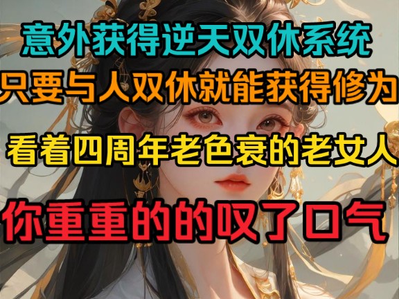 意外获得逆天双休系统,只要与人双休就能获得修为,看着四周年老色衰的老女人,你重重的的叹了口气…哔哩哔哩bilibili