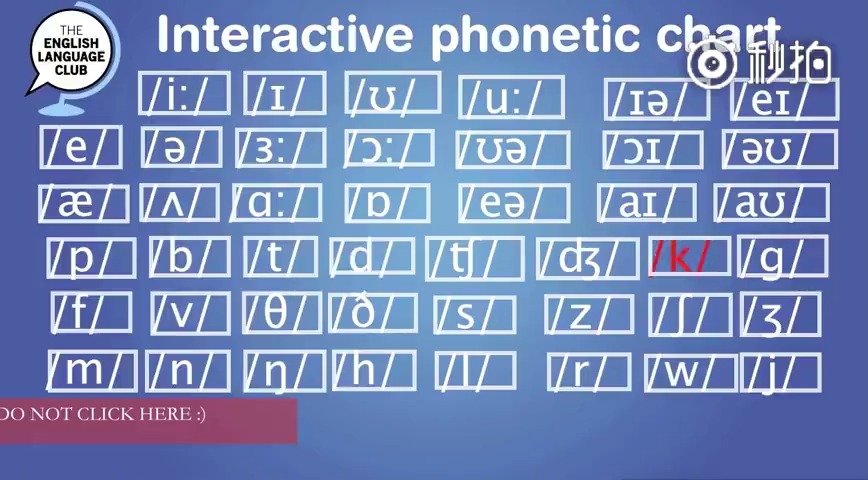 [图]【48个英语音标读音示范】英式发音的48个音标示范，一张表一次为你读清楚。