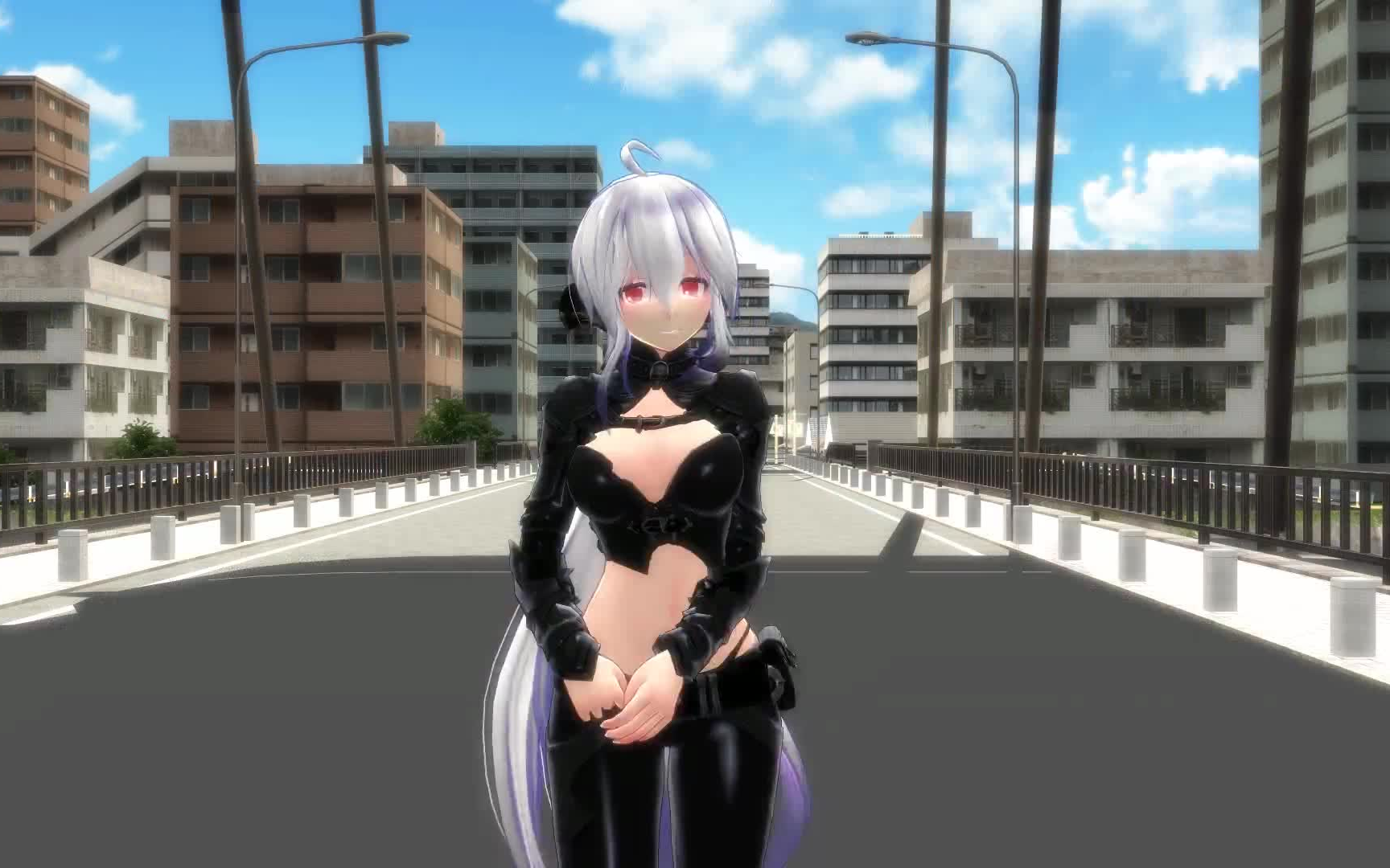 mmd爆肝之作承诺卡玛雅的panama弱音小姐姐美美哒