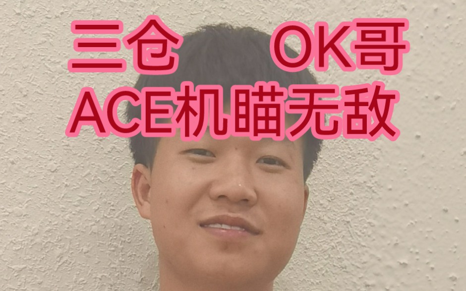 自闭城三仓 OK哥 .都说ACE机瞄不行 看ok哥牛不PUBG