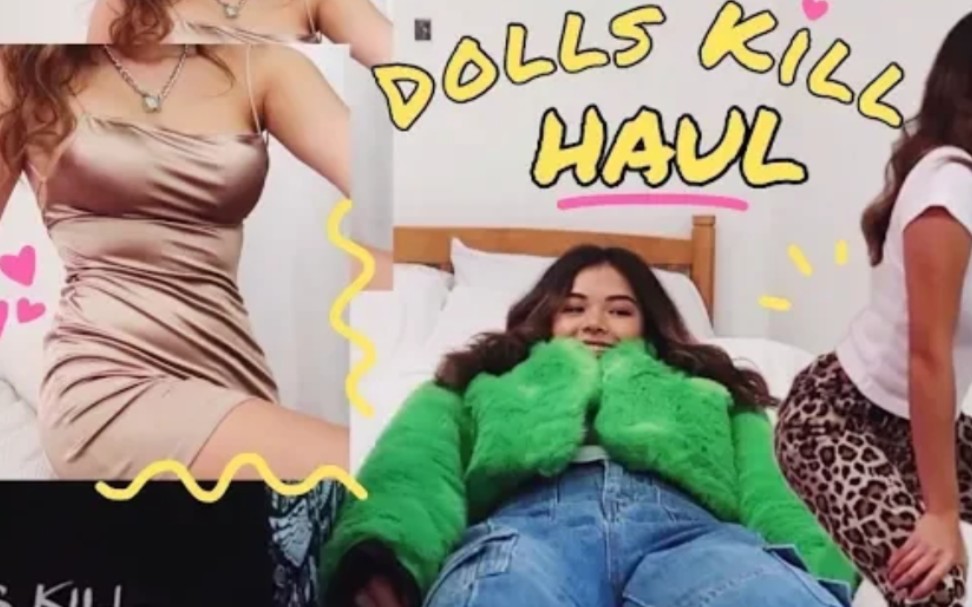 [图]【ur mom ashley】 超大dollskill服饰购物穿搭分享 BiG A$$ DOLLS KILL HAUL& TRY ONヽ(*・ω・)ﾉ