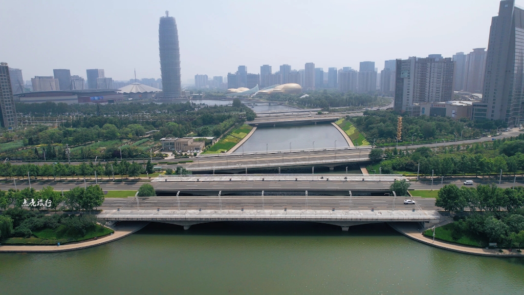 郑州市郑东新区"大玉米楼"美景