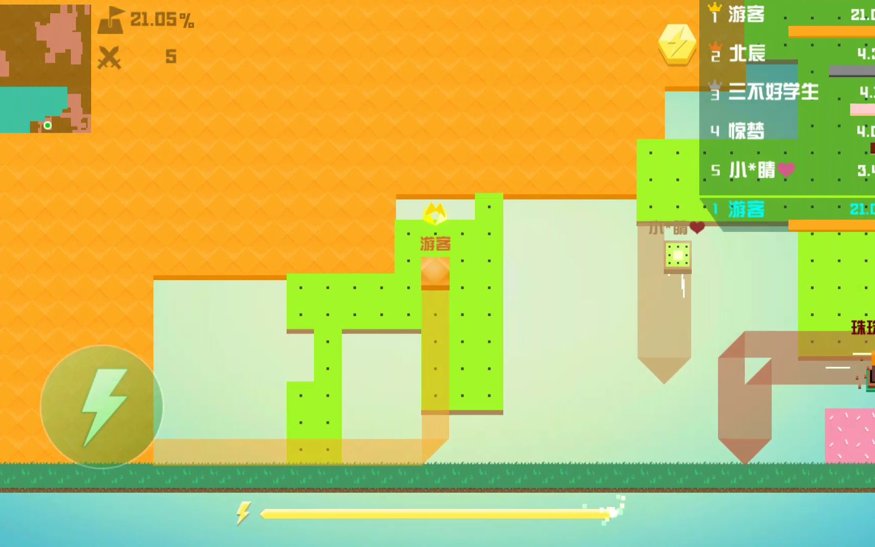 围城大作战新游戏试玩:慢慢蚕食整个地图,变身图霸_哔哩哔哩 (゜-゜)