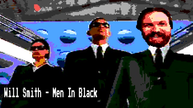 黑衣警探 Men In Black Theme  8Bit哔哩哔哩bilibili