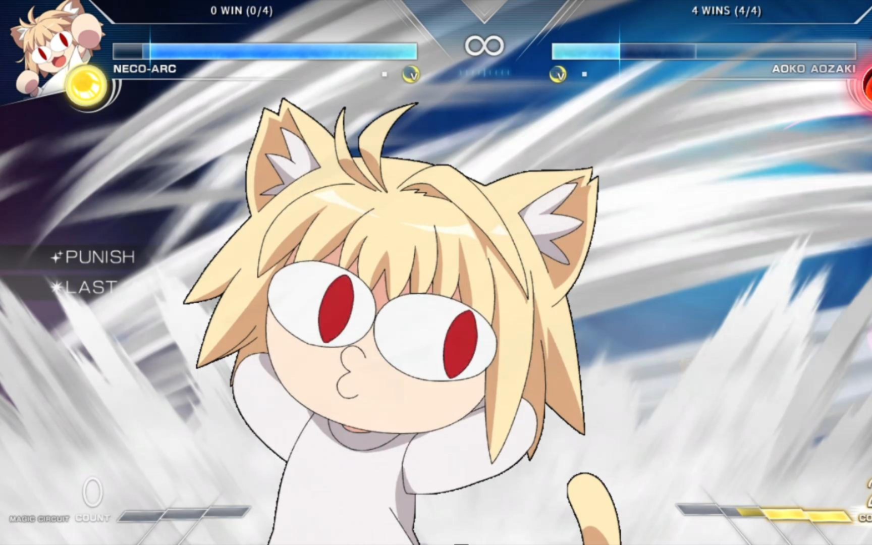 月姬格斗 猫猫的技能实在是太赖皮了