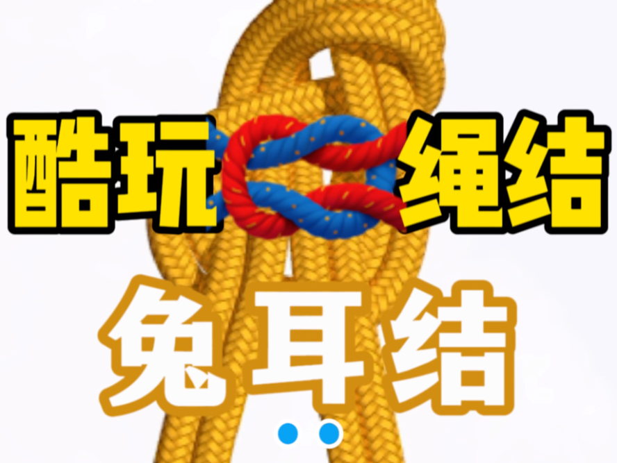 八字结系列|「兔耳结」7515双重紧固6015