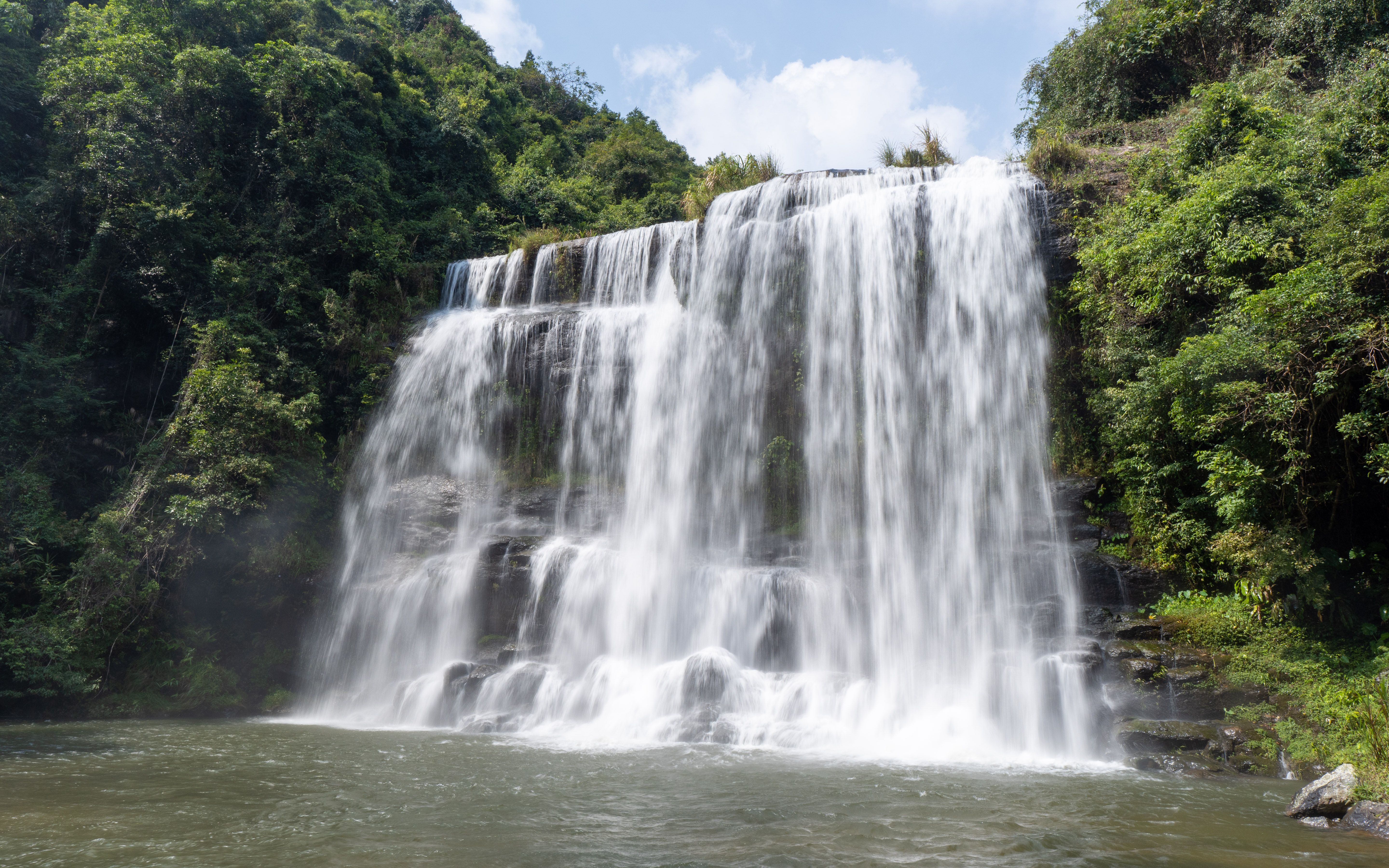 360°全景vr 疫情出不去?国庆带你云旅游广东揭阳黄满寨瀑布群