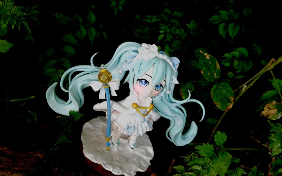 超轻粘土初音未来雪初音绽放于夏的冬之精灵