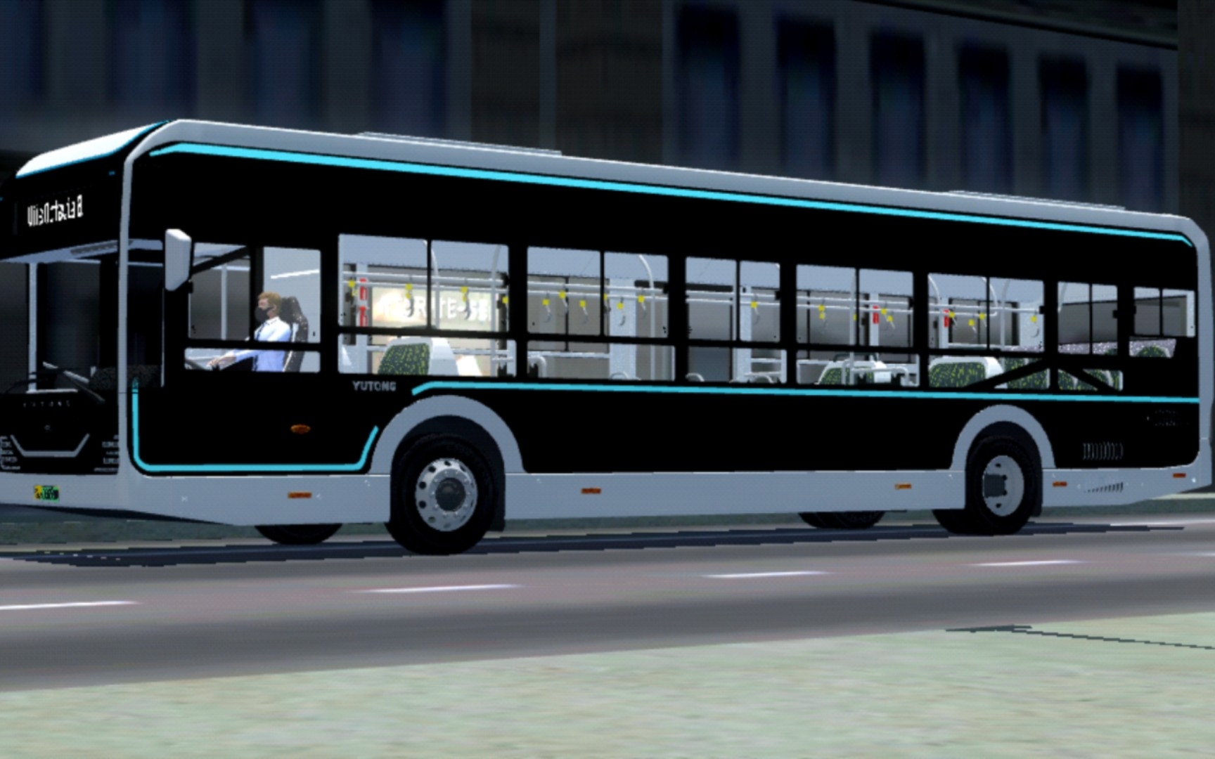 [pbsu]新车上线 使用宇通u12行驶于767环线上