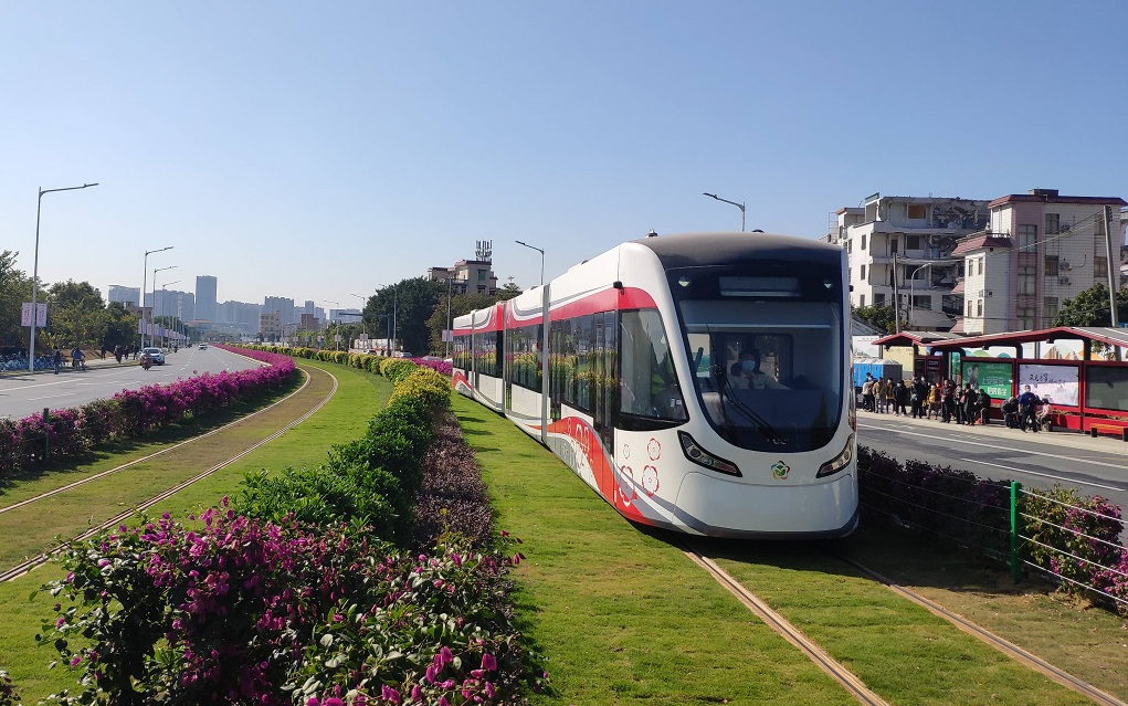 【广州有轨电车】【thp2】黄埔有轨电车2号线试乘 香雪公园>黄埔图书