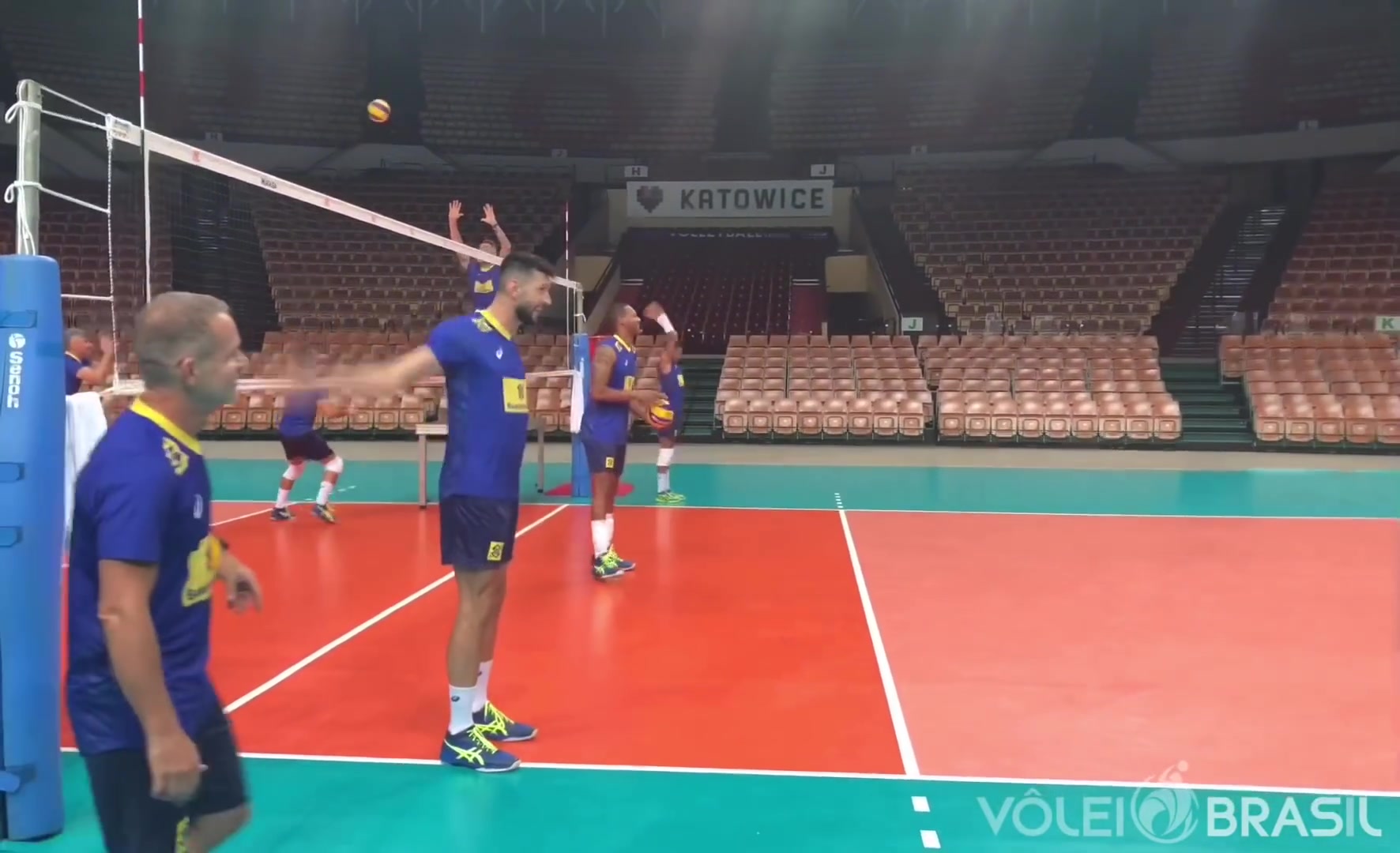 [男排]里尔在巴西国家队的训练