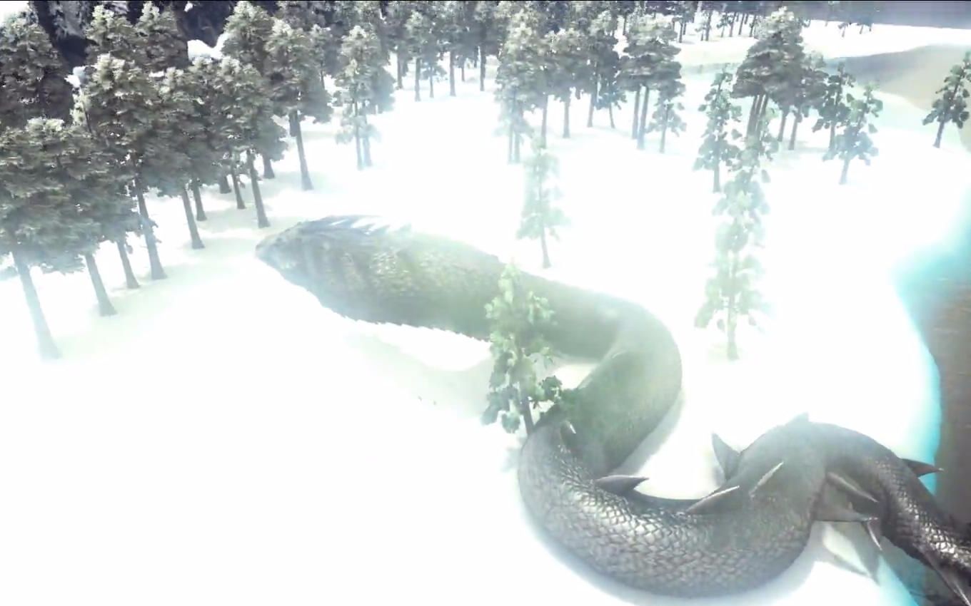 方舟生存进化鲲吞食天地的巨蛇再战功夫大师抓捕鳞皮龟