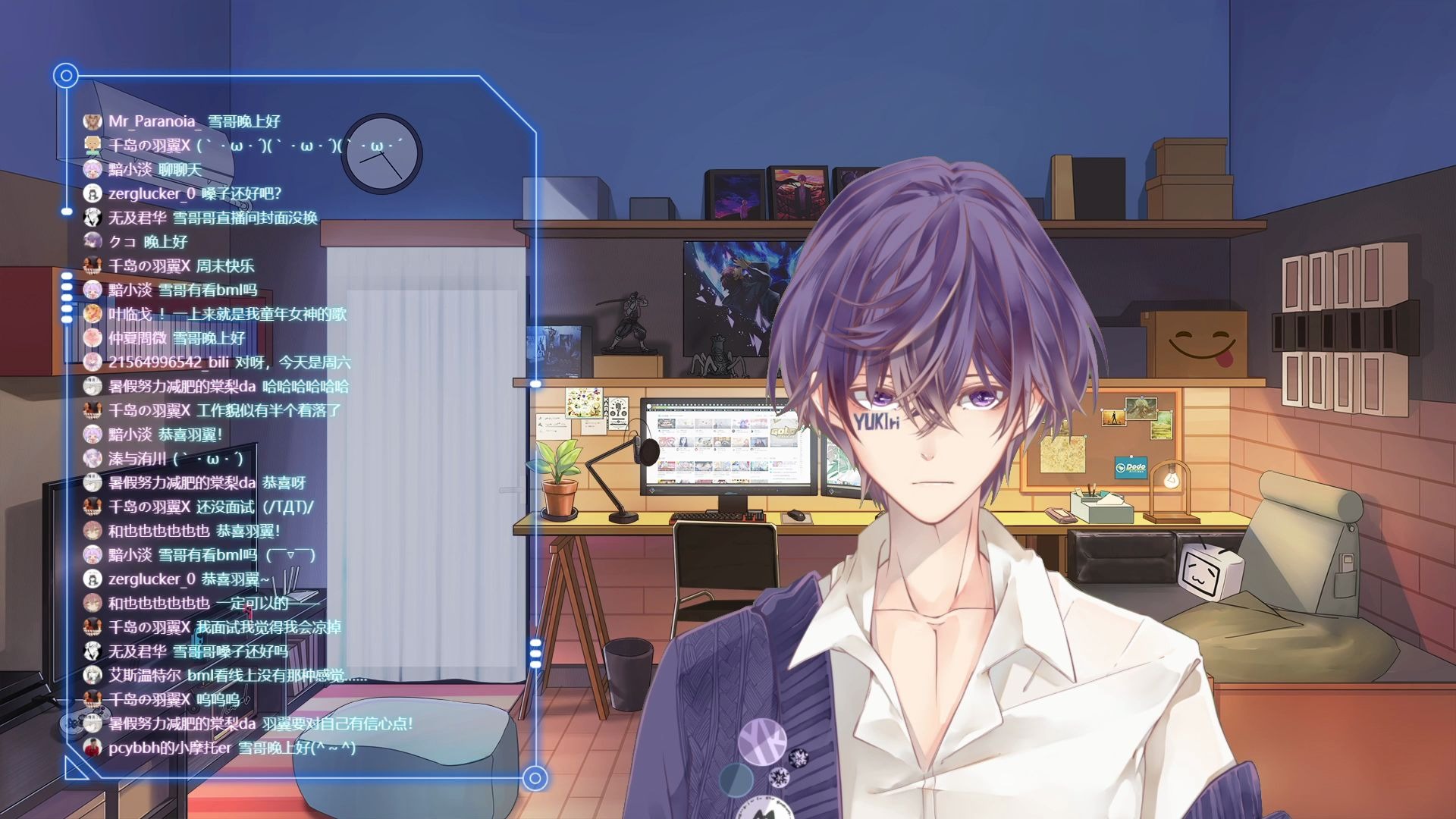 200725yukiri直播录制唱歌聊天英雄联盟极限闪击模式对马岛之魂