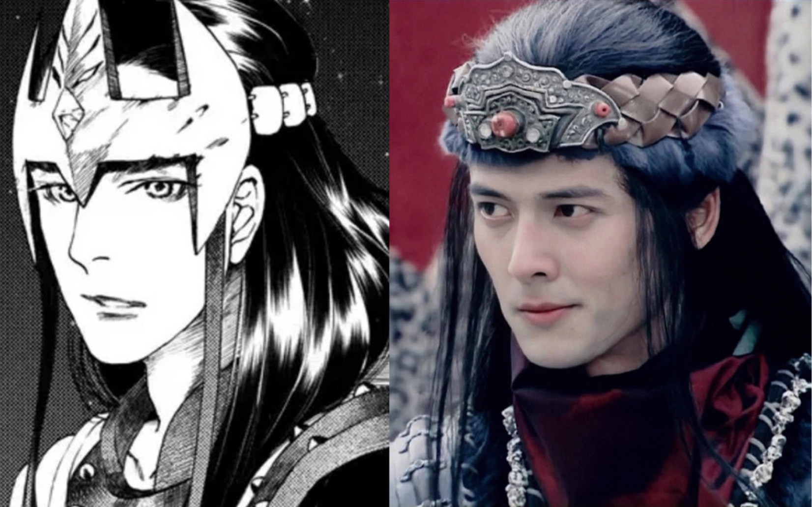 一模一样!阿史那隼这回真的是从漫画里走出来了!