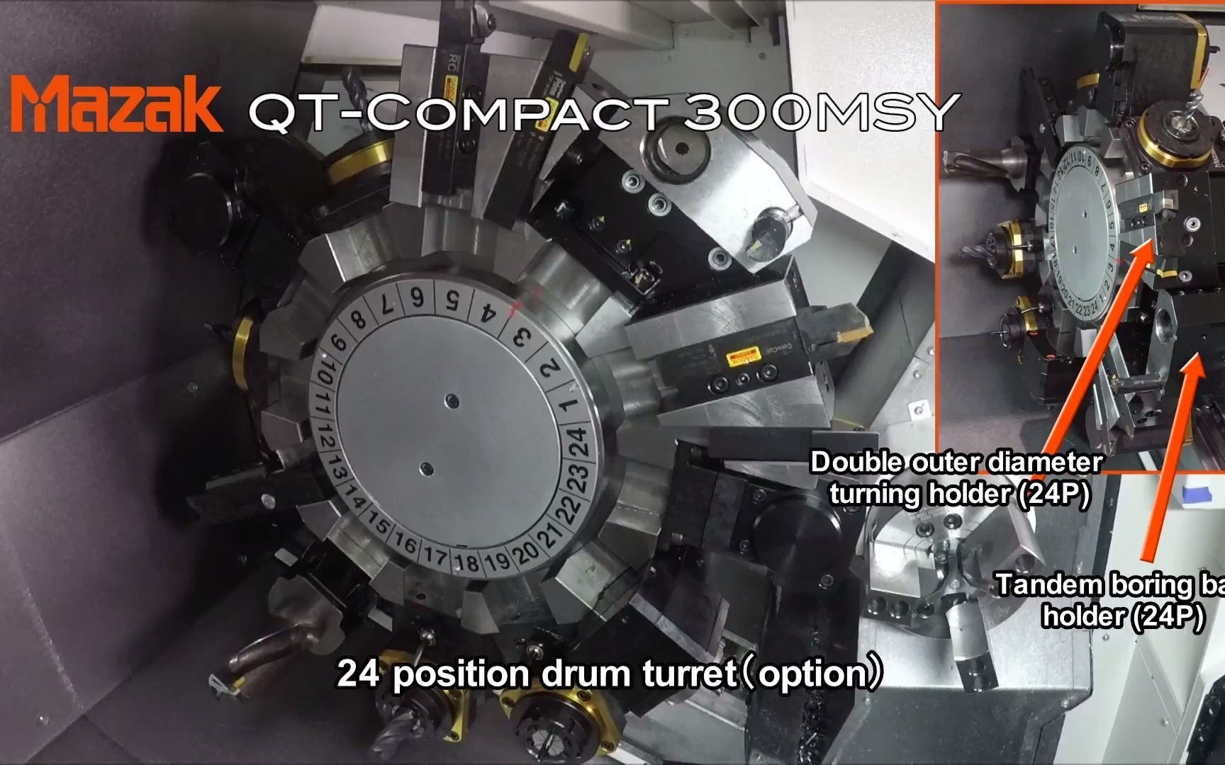 马扎克QTCOMPACT 300MSY Highperformance CNC turning center哔哩哔哩bilibili