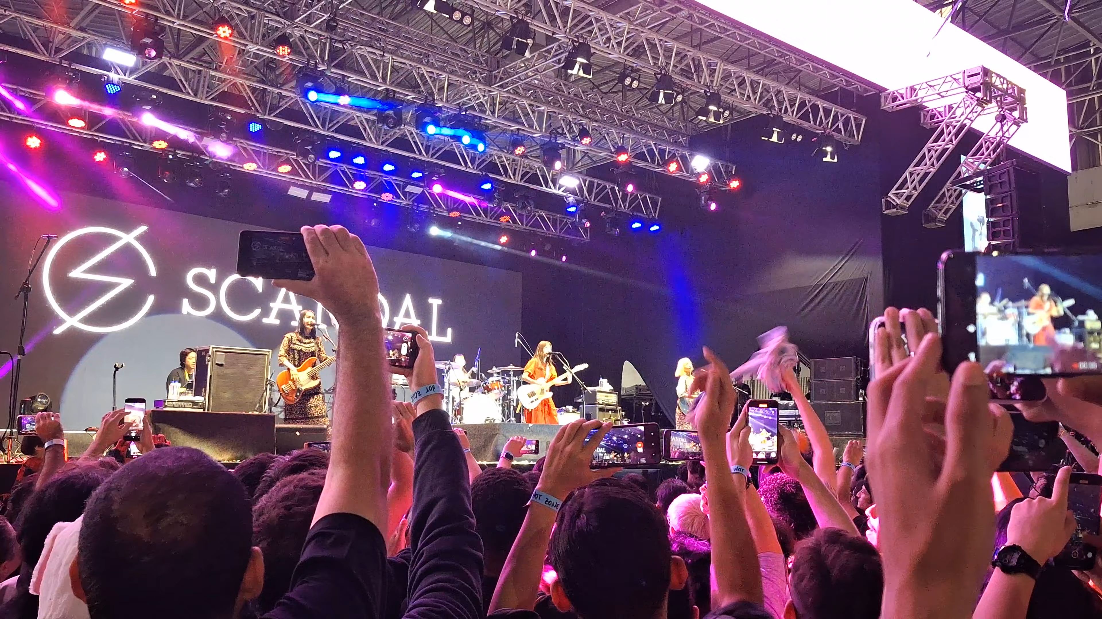 scandal《少女s》观众视角的现场演唱会