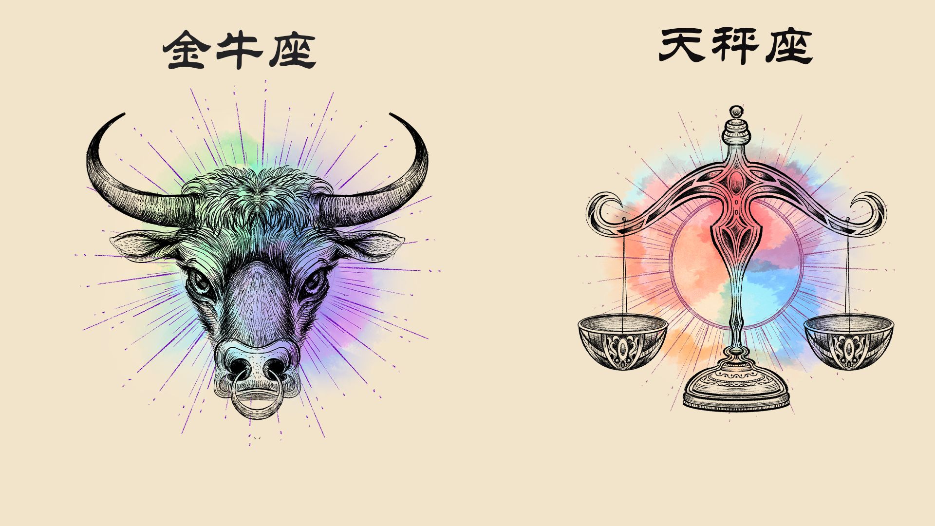 金牛座和天秤座在一起要注意什么?视频给你分析