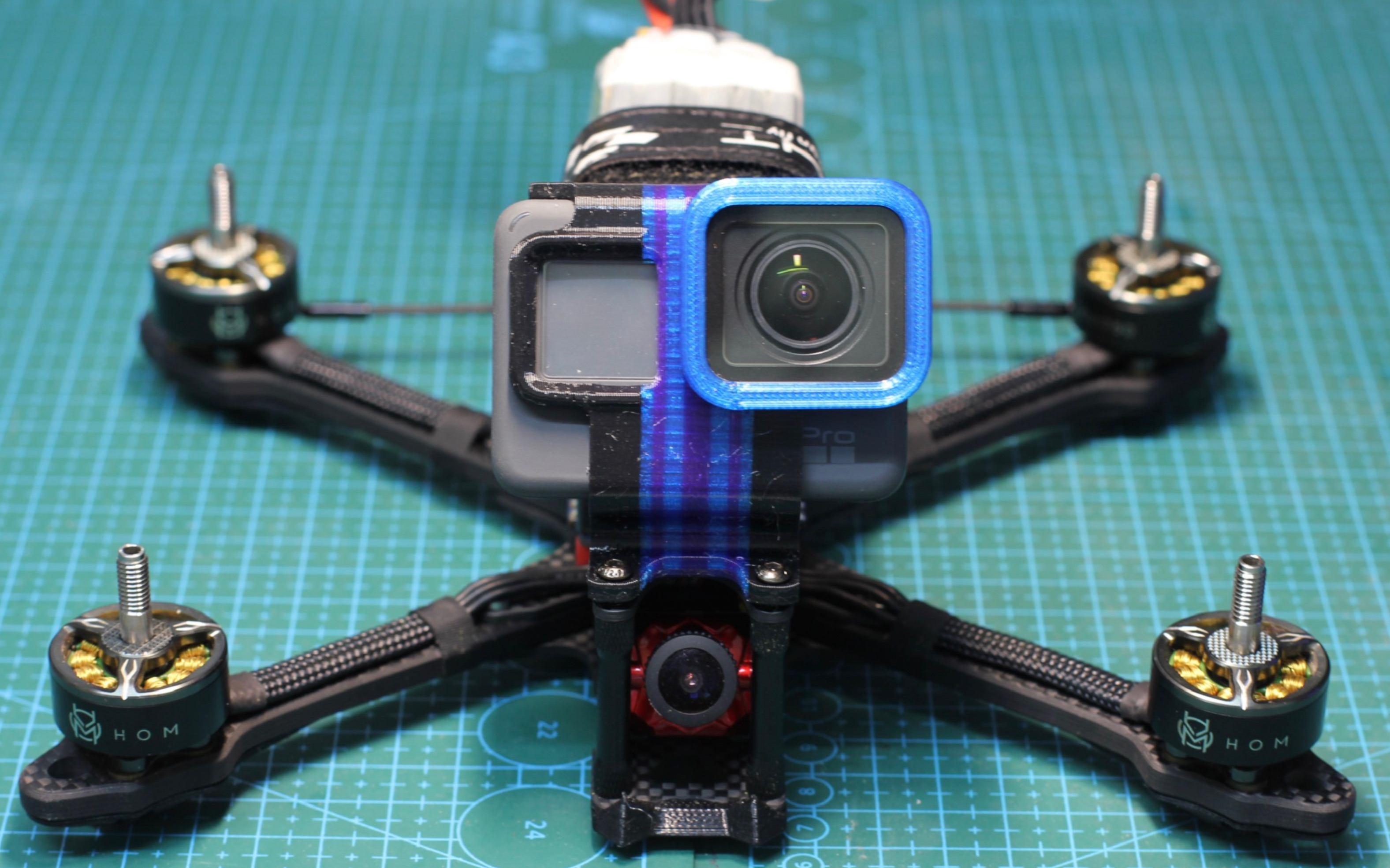 【穿越机】花1200块钱在闲鱼买来的gopro hero6,绑在穿越机上能拍出