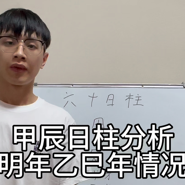 甲辰日柱分析明年乙巳年情况！！_哔哩哔哩_bilibili
