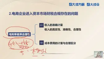 电商企业在资本市场的财税合规实践