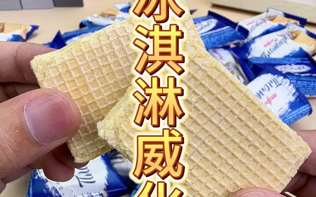 俄罗斯冰淇淋威化真能放冰箱冻着吃吗?