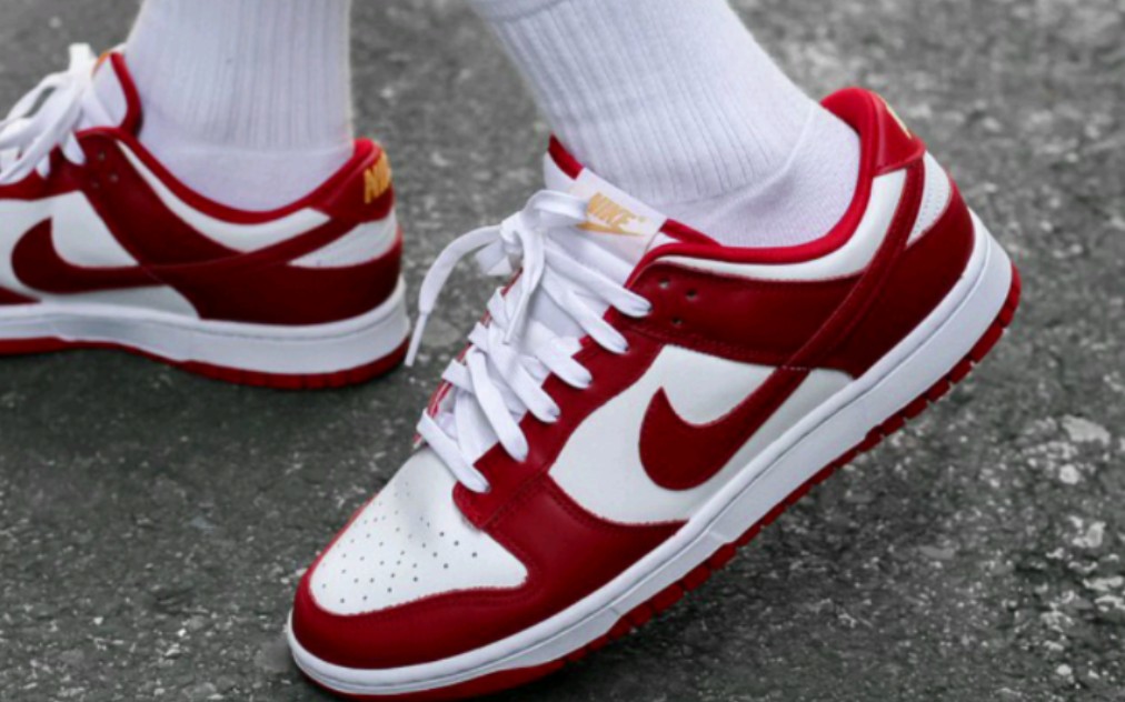 sb dunk low retro usc"gym red"扣篮系列低帮休闲运动滑板板鞋"白红