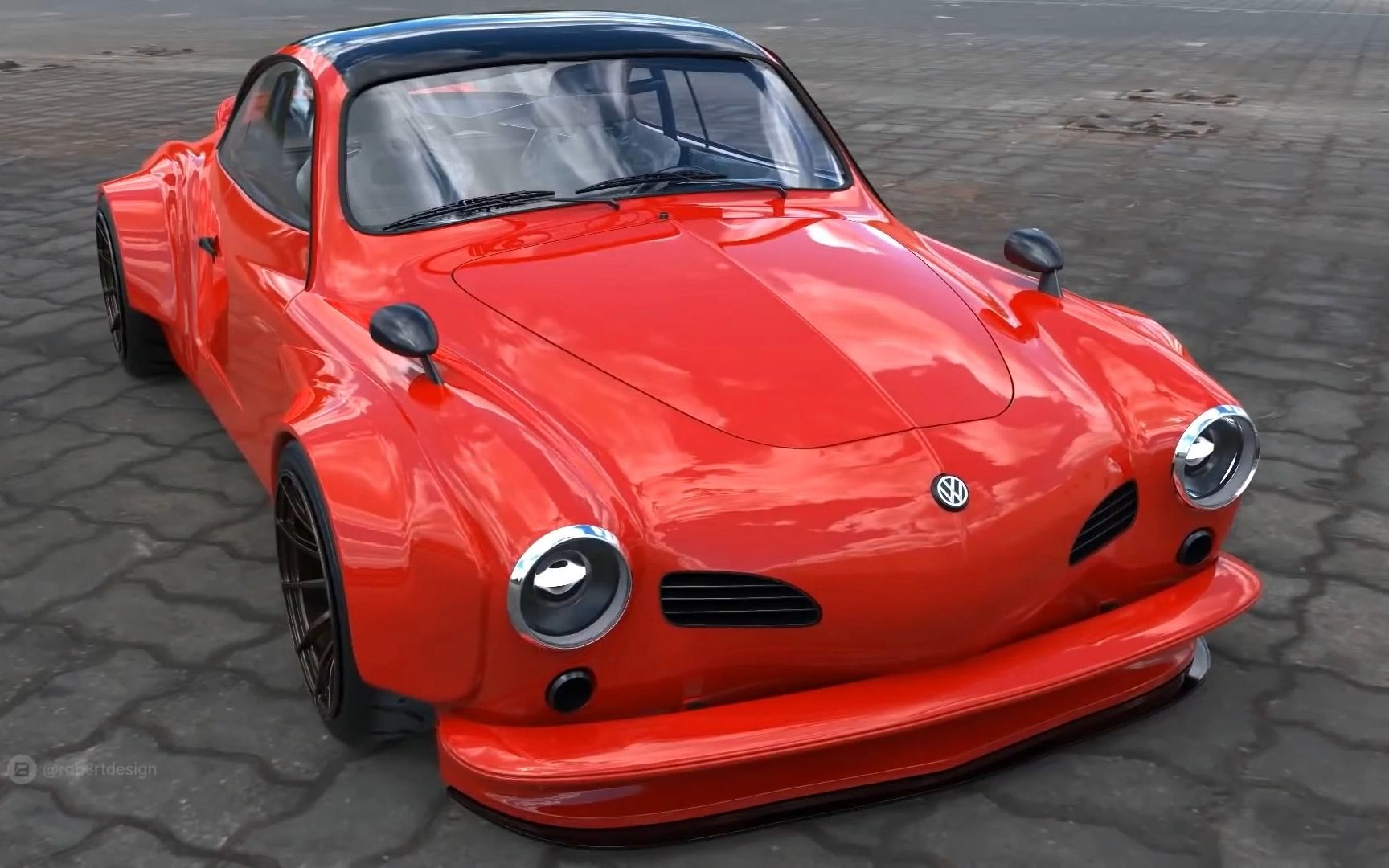 karmann reimagined 还记得那台ghia设计的那台超帅的大众跑车嘛