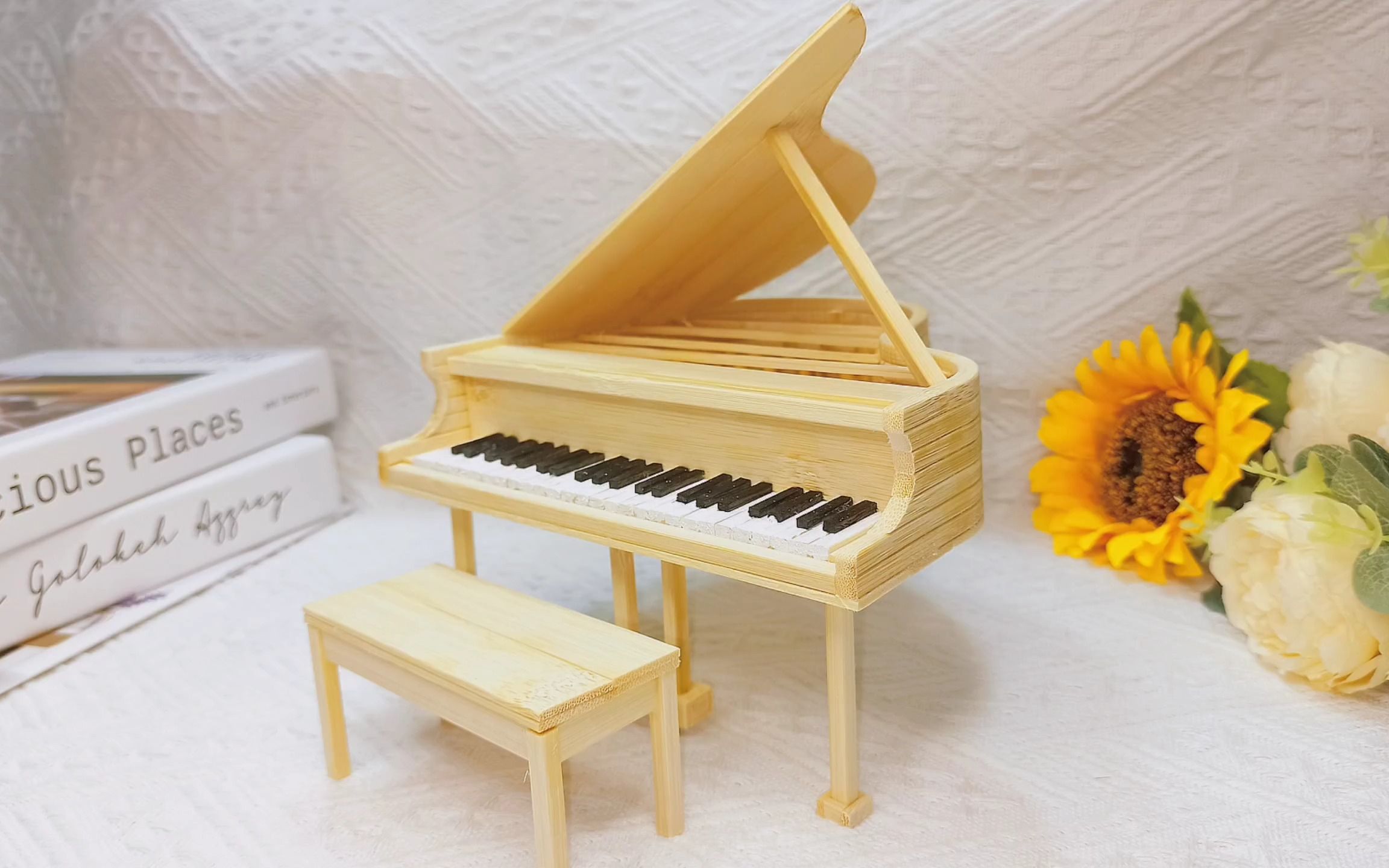 用筷子做的钢琴,演奏一首你的夏日之歌吧