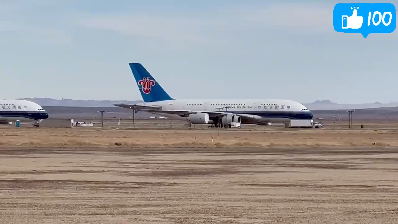 中国南方航空a380的命运早被订好飞往美国飞机坟场哔哩哔哩bilibili