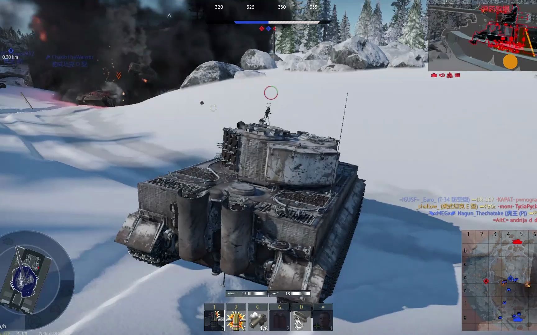 【战争雷霆】你永远可以相信德国大老虎!虎式坦克e型