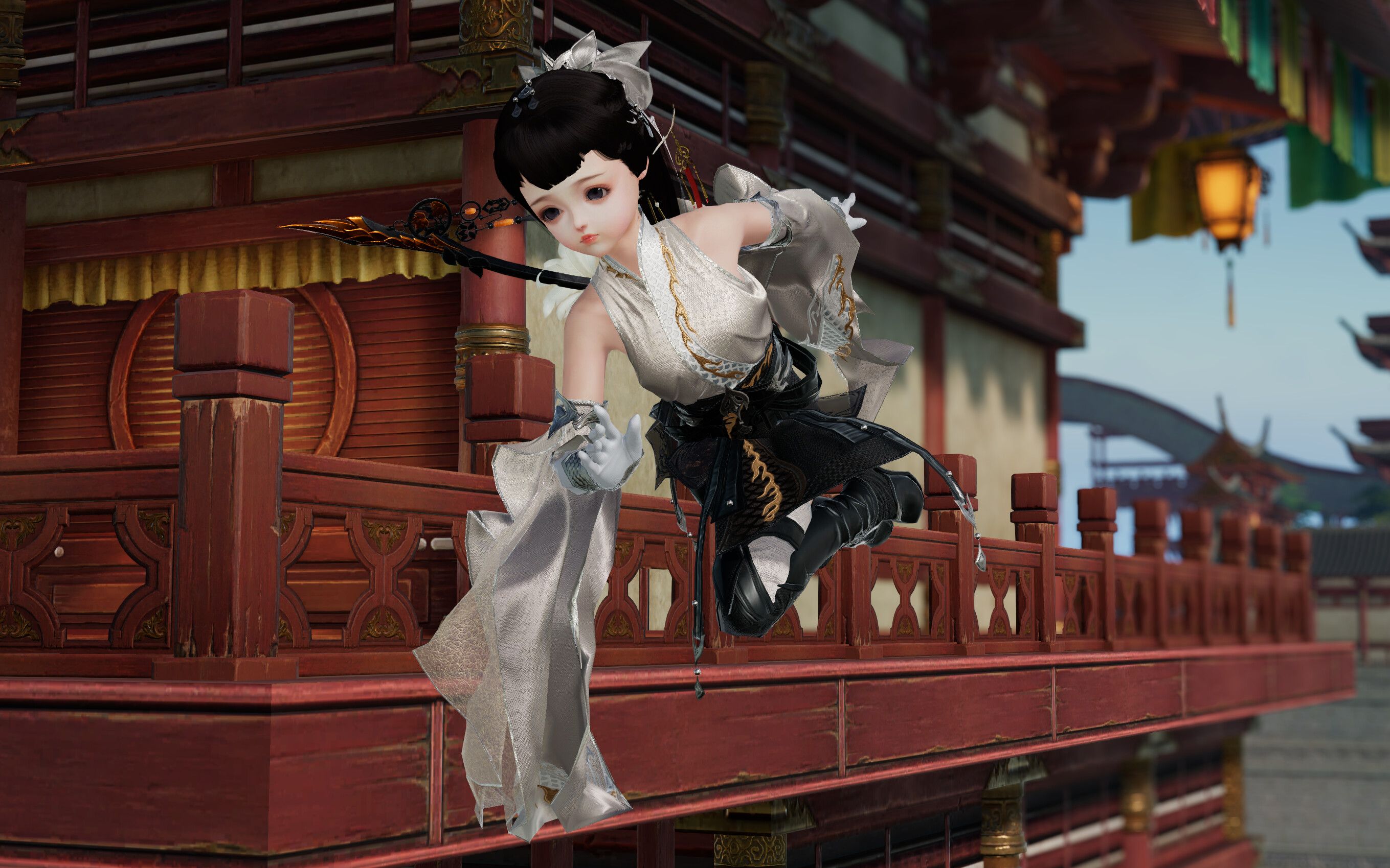 【剑网3】玄影腾蛟·小白龙盒子·双11礼盒·小女孩体型 毒萝实装视频