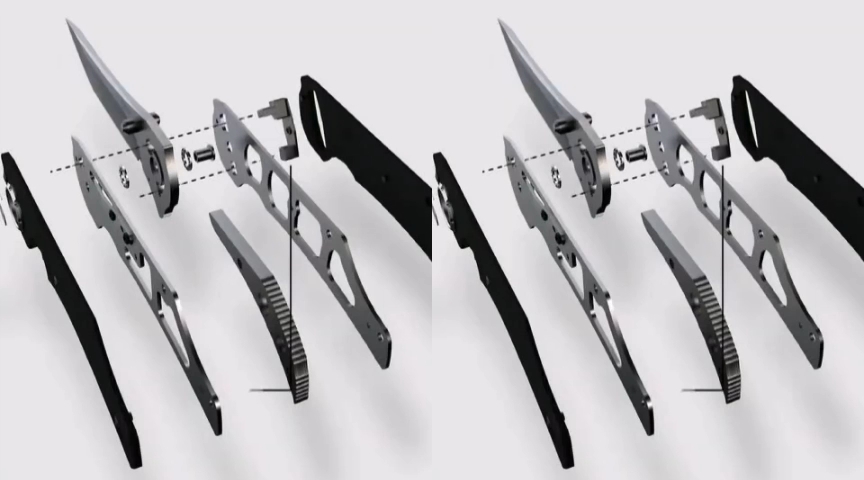 哥伦比亚5401大型折叠刀