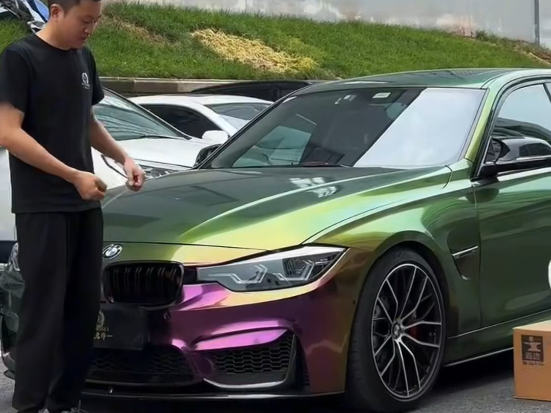 宝马3系升级19寸宏鑫定制锻造轮毂!