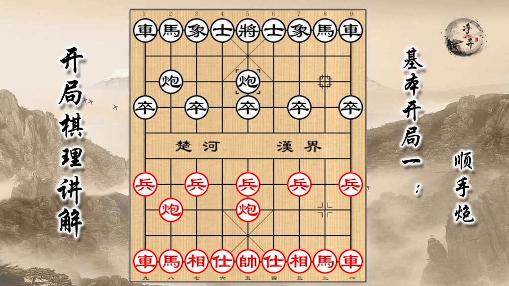 [图]【从零学开局】顺炮局基本棋理讲解