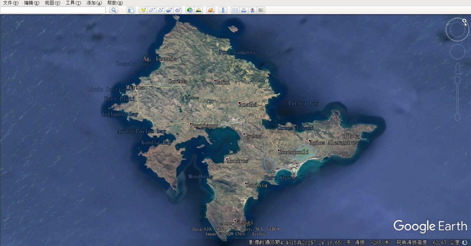 arma3的a岛和s岛在谷歌地球中的真实地点