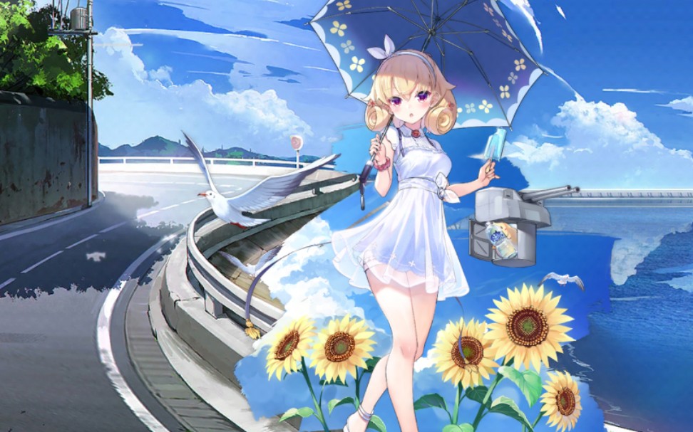 碧蓝航线-龙骑兵换装清爽的夏日choice(特殊触摸)_哔哩哔哩 (゜-゜)つ