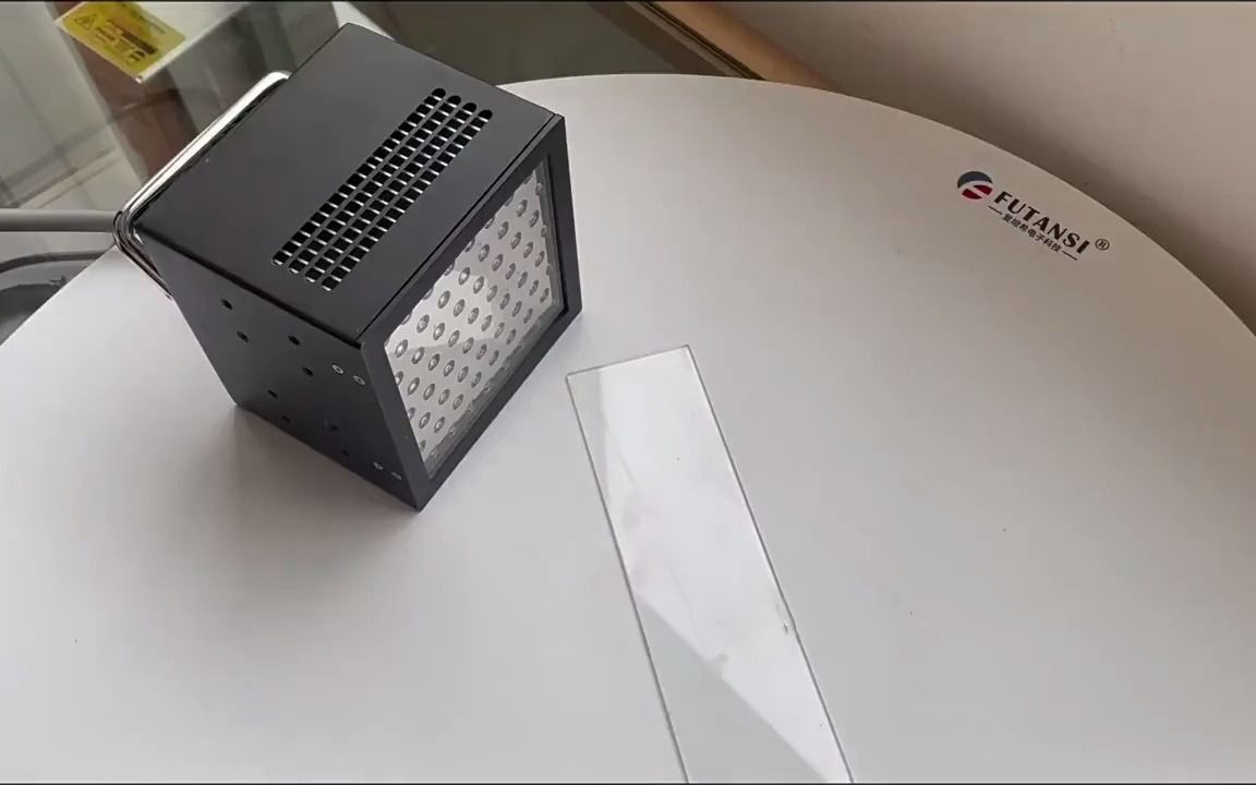 帝龙uvled35*35小型紫外线面光源固化灯led水冷uv固化机