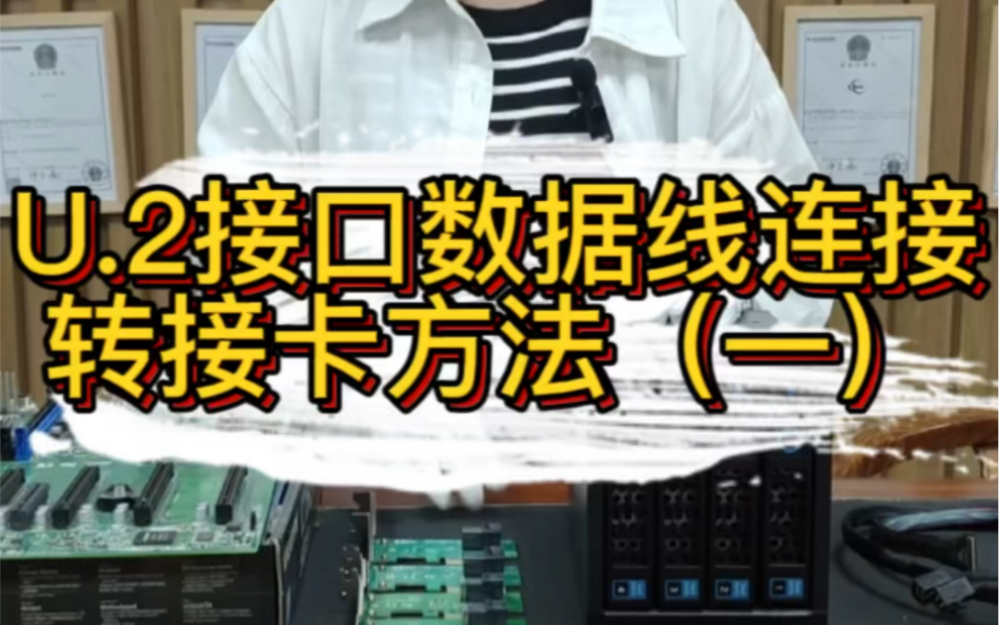 U.2背板数据线连接单口u.2转接卡,传输数据的方法,您学会了吗?