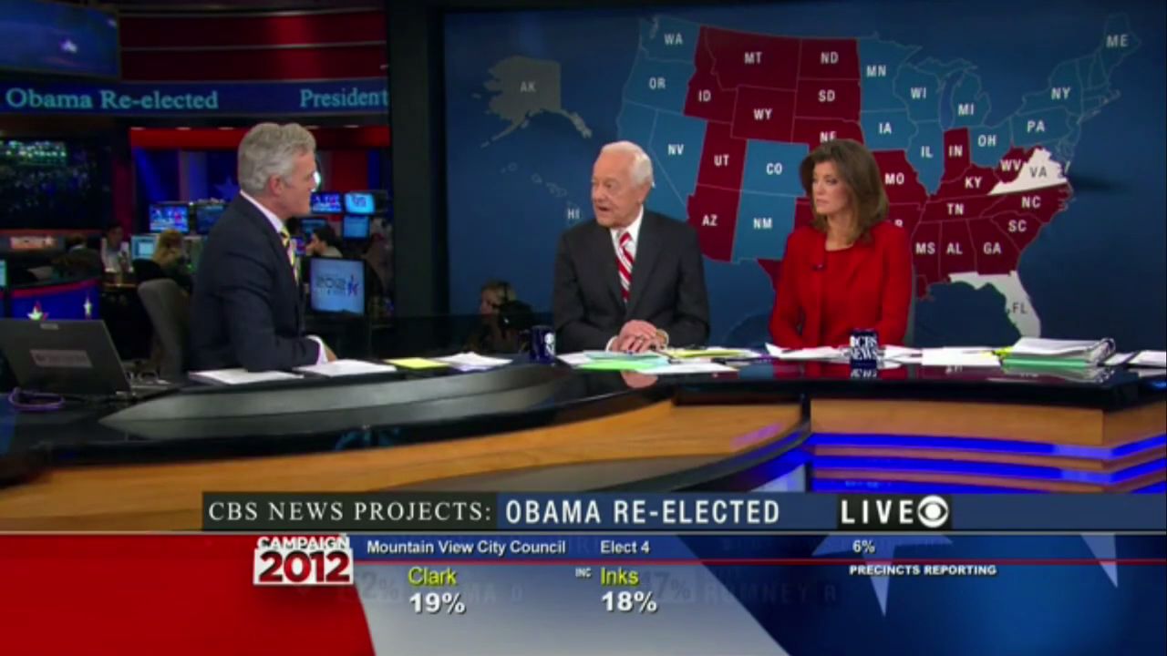 2012 cbs报道美国大选之夜 election night coverage