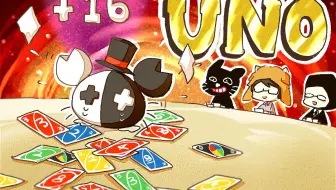 【top4】uno系列#1 四人的奇迹对决！ by螃蟹汤字幕组