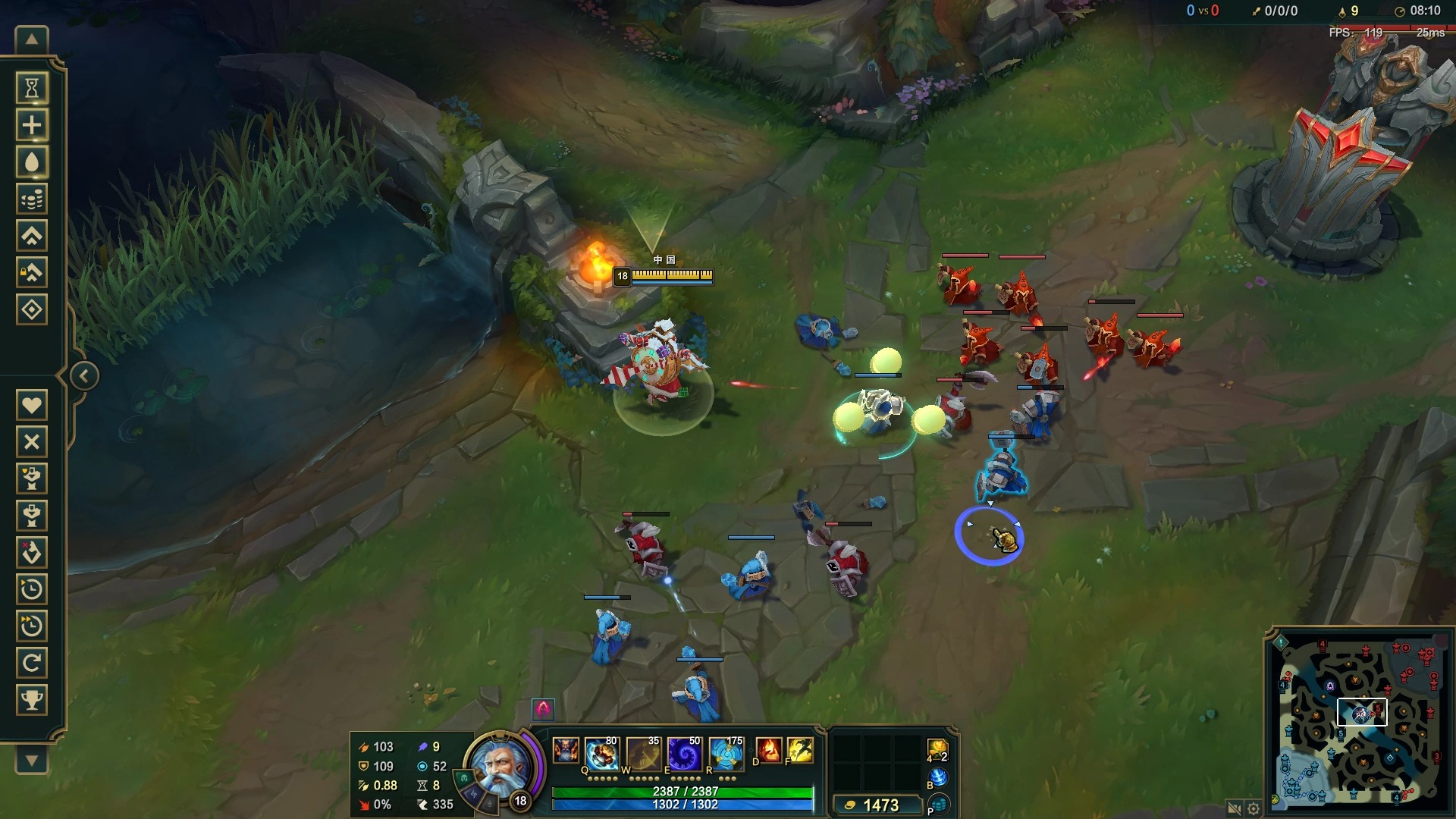 英雄联盟时光老人大招给小兵?