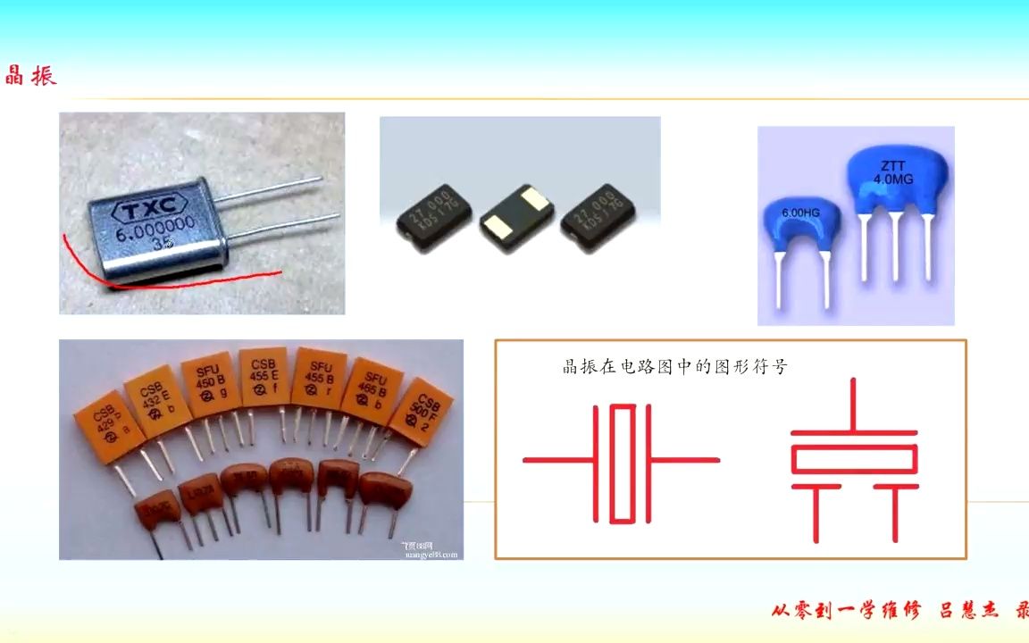 从零到一学维修、认识常见的晶振、说说工作原理和在电路中的作用哔哩哔哩bilibili