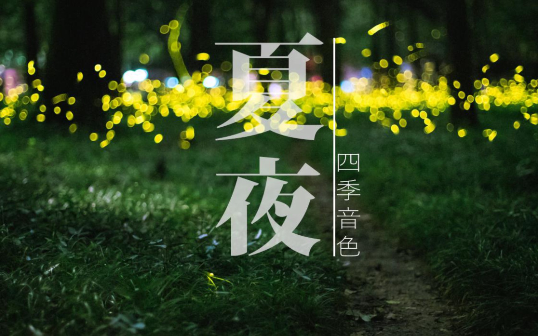 夏夜(四季音色) 每日一推纯音乐