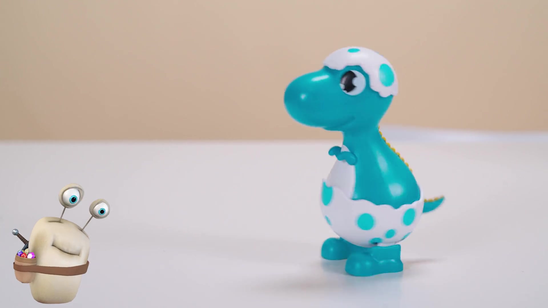 玩具开箱电子宠物会吃奶嘴会唱歌的霸王龙宝宝