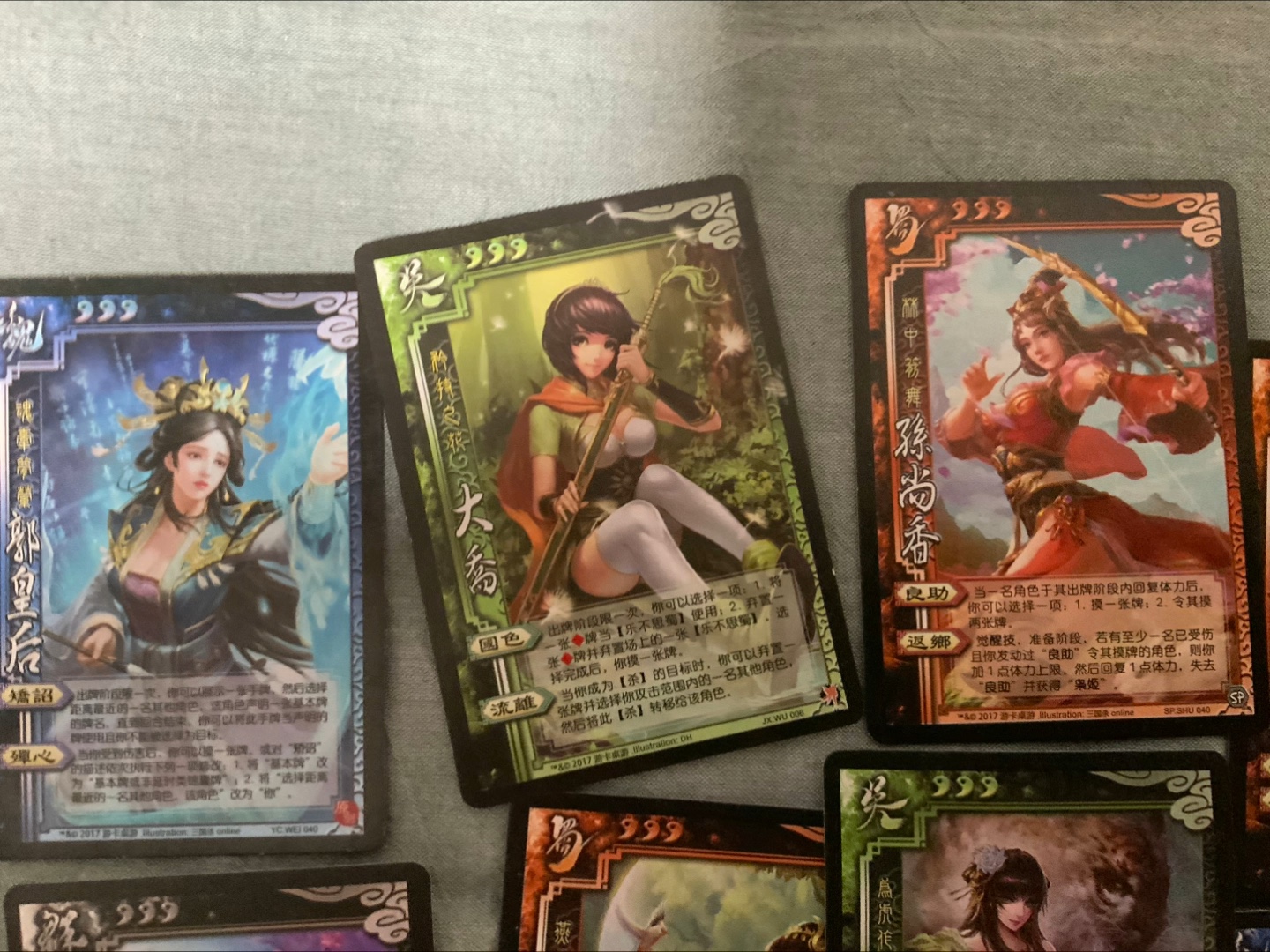 三国杀,我自认为的女性美丽排行榜